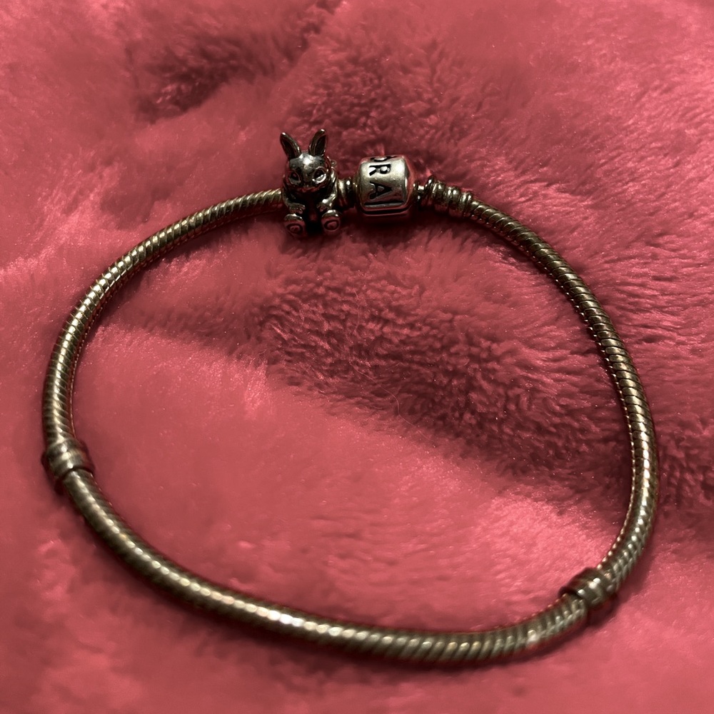 Pandora bracelet with Bunny charm